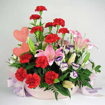 Flowers Basket - Lilies