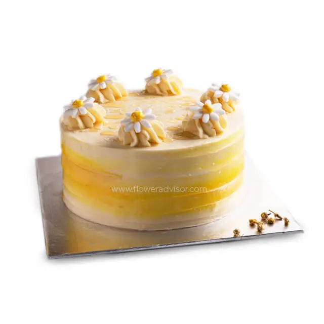 Cake of the Month - Honey Chamomile Cake (0.5kg) - Birthday