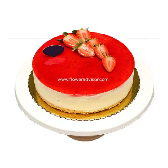 Fresh Strawberry Cheesecake - Birthday