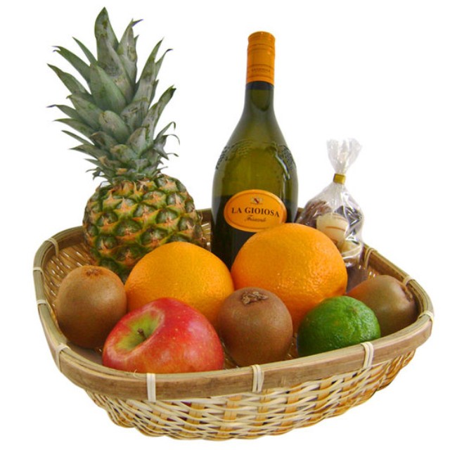 Healthy and Fruity Gift Basket - Get Well Soon
