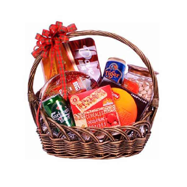 Beer and Snacks Gift Basket - Mid-Autumn Festival