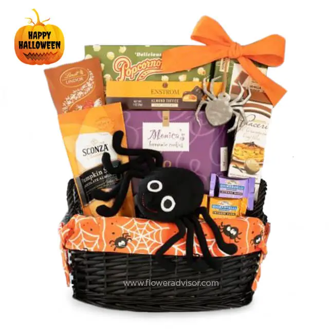 Friendly Spider Halloween Gift Basket - Halloween