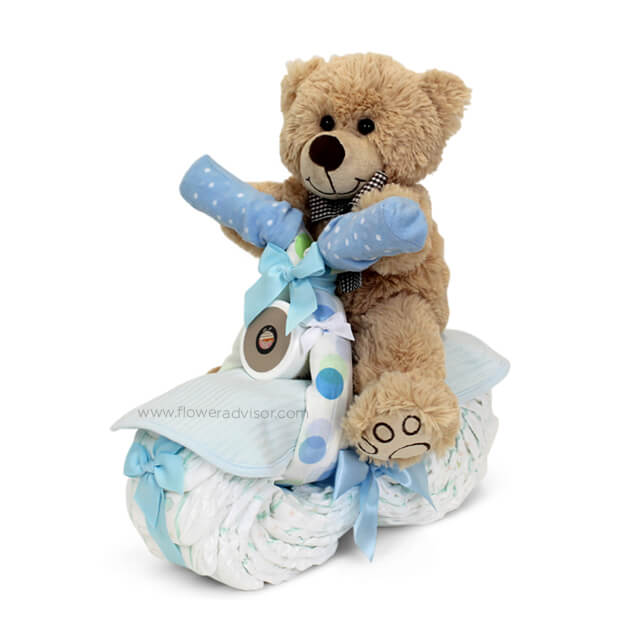 Born to Ride – My First Teddy Bear Baby Boy - Baby Gifts