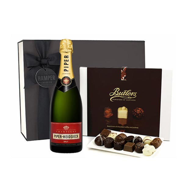 Chocolates & Champagne Gift Hamper - Easter