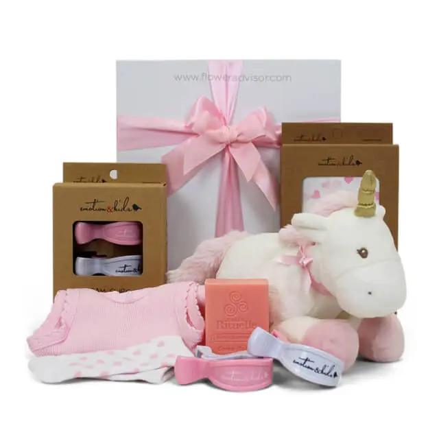 Baby Luna Unicorn Hamper Girl - Baby Gifts