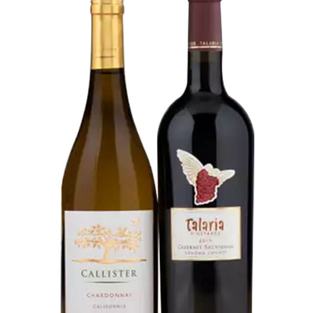 California Cabernet and Chardonnay Duet