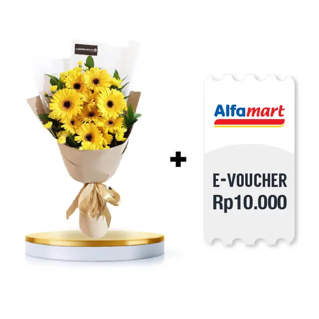 Country Yellow with eVoucher Alfamart  Rp.10.000 - FA x Brand Voucher