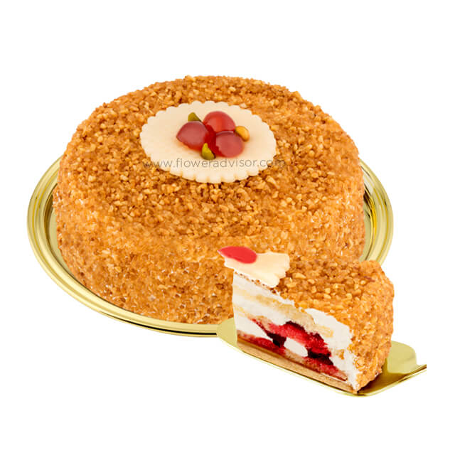 Dessert Hazelnut Brittle Cake - Cakes