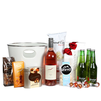 Rose and Steinlager Hamper - Christmas