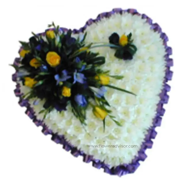 Purple Heart Tribute - Funeral Flowers