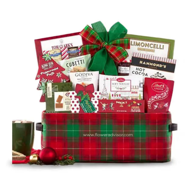 Christmas 2020 - Happy Holidays Gift Basket - Christmas