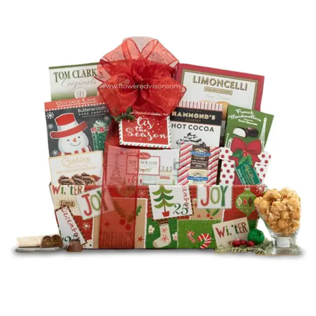 Christmas 2020 - Christmas Greetings Gift Basket - Christmas