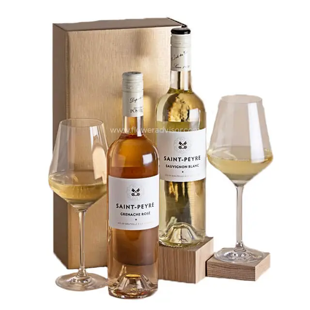 Mothers Day White & Rosé Wine Duo - Gourmet Hampers