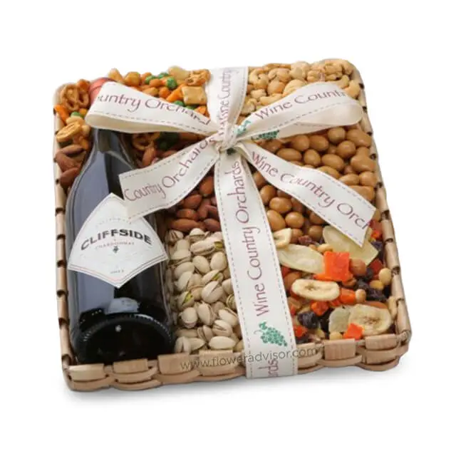 Cliffside Chardonnay and Mixed Nuts - Congratulations