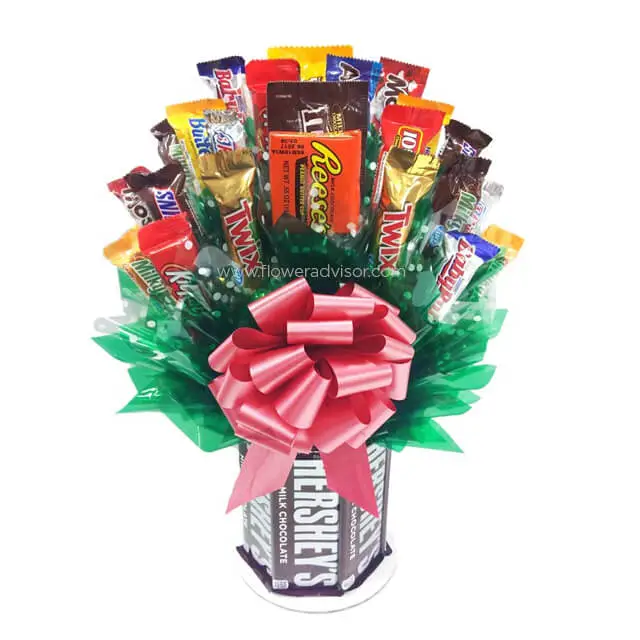 Our Favorite Chocolate Candy Bouquet - Exotic Chocolates