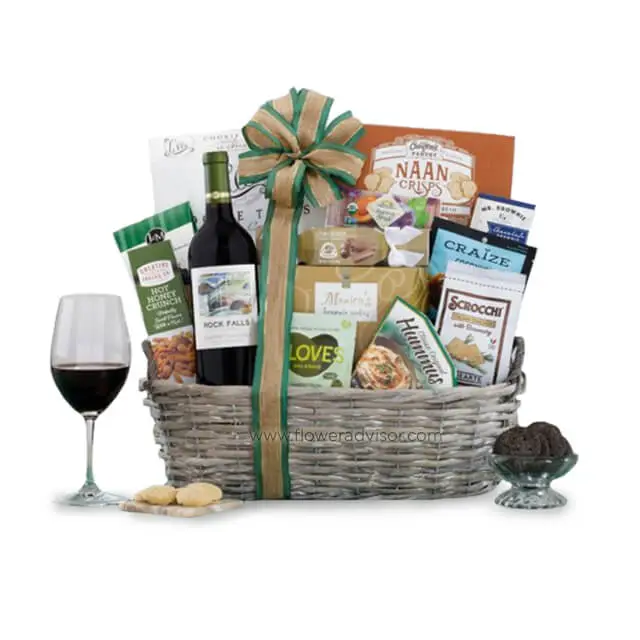 Hobson Estate Cabernet Bon Appetit Wine Basket - Congratulations
