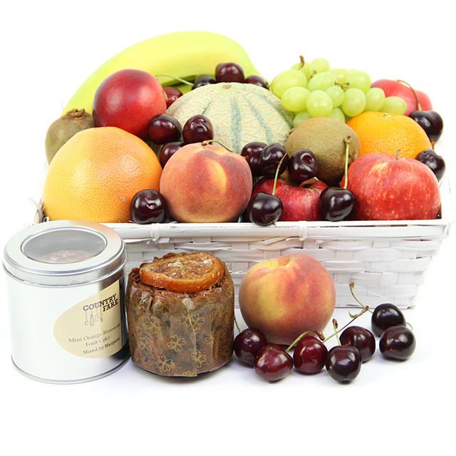 Fruit Fare Basket - Get Well Soon