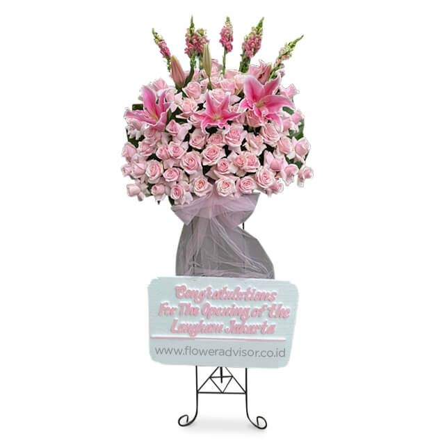 Pink  Congrats - Standing_Flower