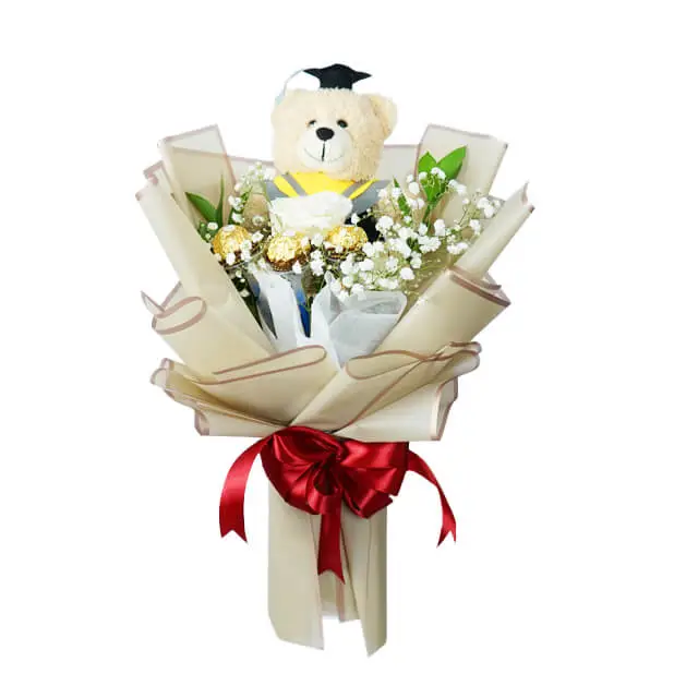 Rosey Bear Embrace - Graduation