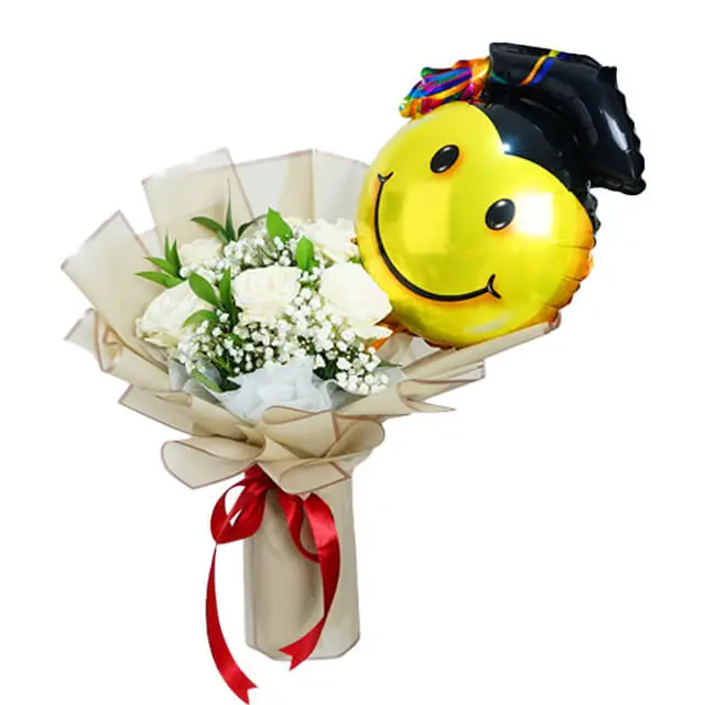 Rosey Balloon Surprise - Graduation