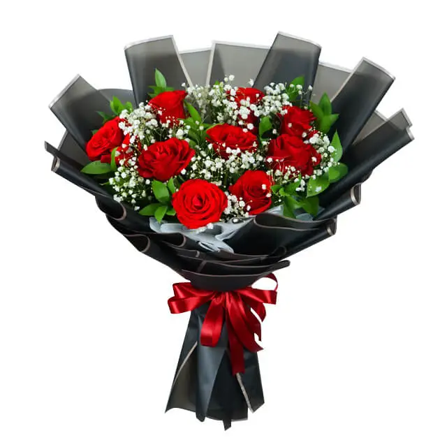 Wonder Red Serenade Rose - Hand Bouquets