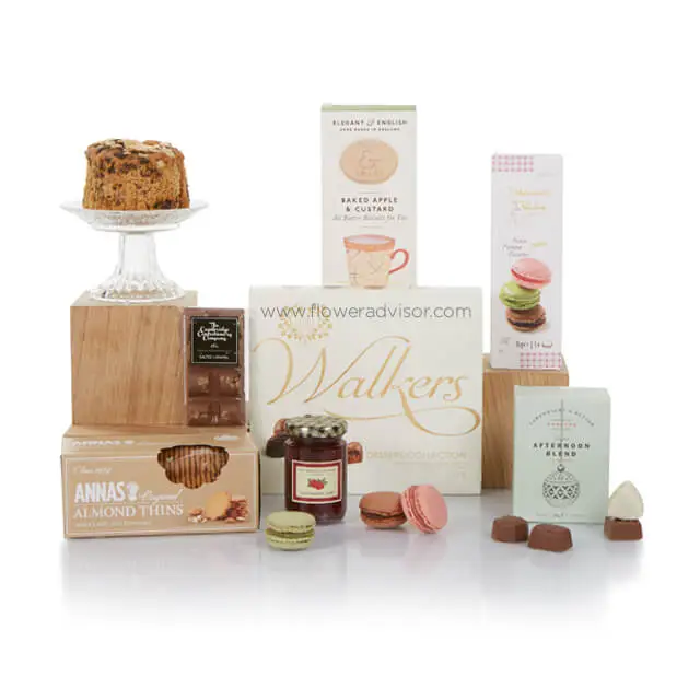 The Afternoon Tea Delights Hamper - Christmas