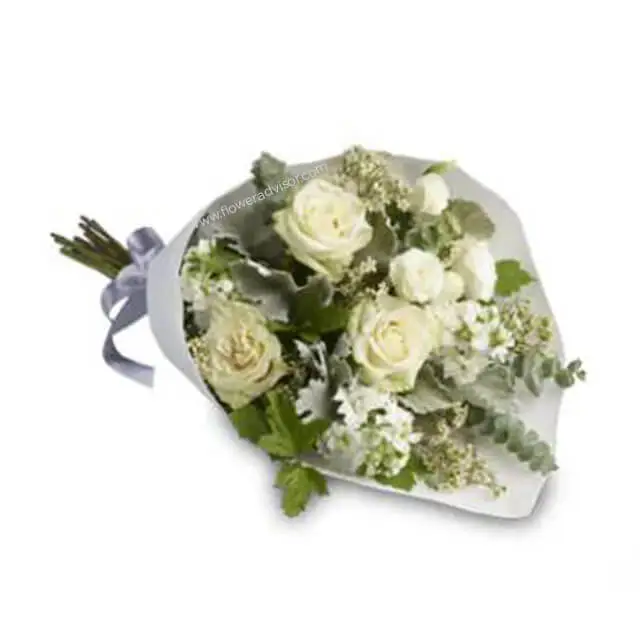 White Serenade - Hand Bouquets