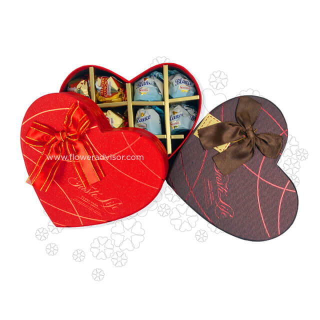 Heart Chocolate Box - Exotic Chocolates
