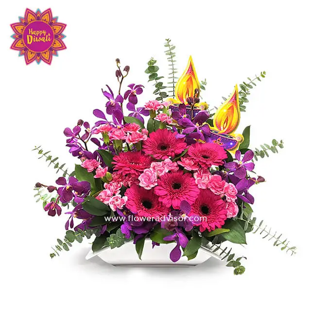 Deepavali 2022 - Blooms Table Flowers - Deepavali