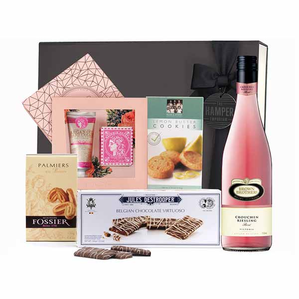 Mothers Day Pamper Gift with wine - Mothers Day