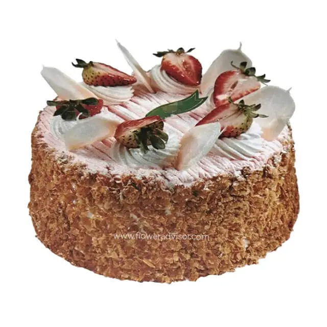Strawberry Mousse Cake 8 - Birthday