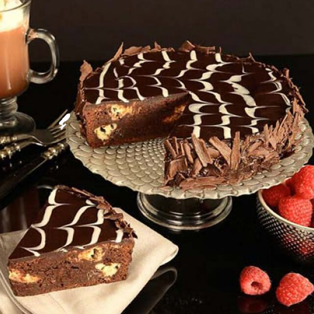 Tempting Brownie Cake - Birthday
