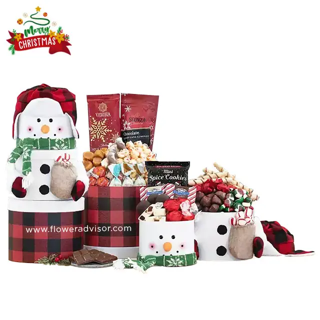 CHRISTMAS 2022 - Snowman Gift Tower - Christmas