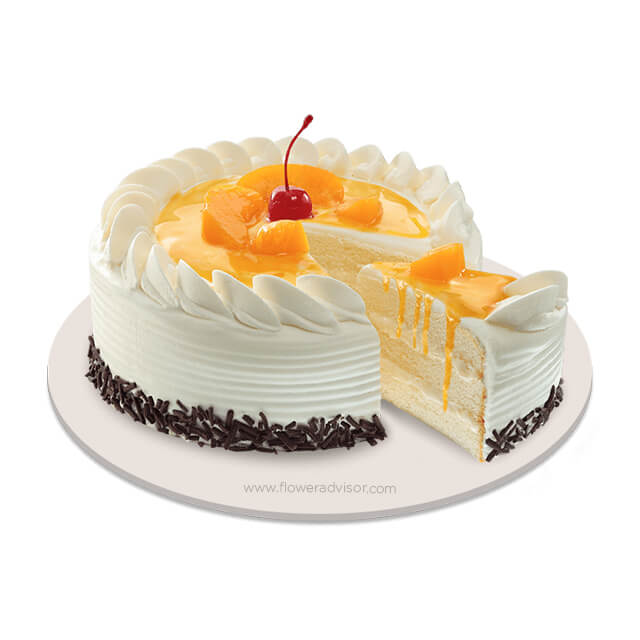 Peach Mango Symphony Cake - Cakes