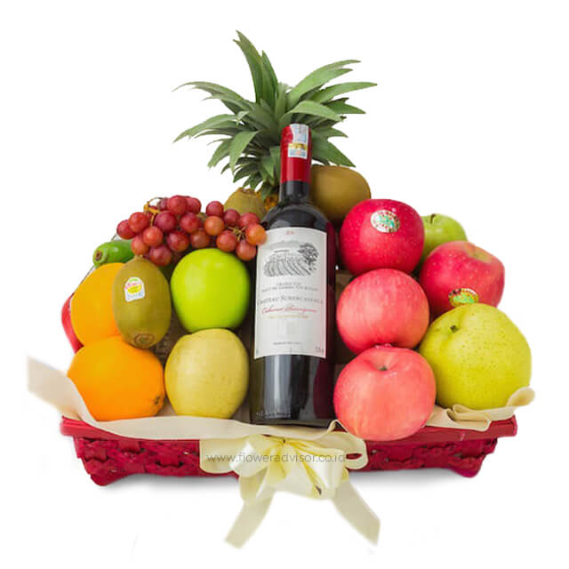 Hampers Fruit - Cheers to You All - Gourmet Hampers