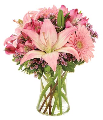 Pink Charm Bouquet - Get Well Soon