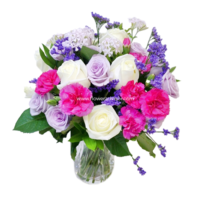 Purple Experience - Table Flowers