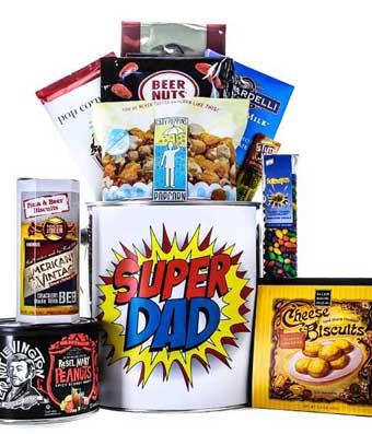 Super Dad Snack Can - Birthday