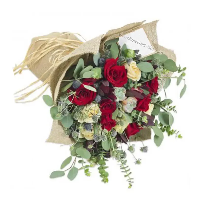 Vintage Lush Hand Bouquet - Romance