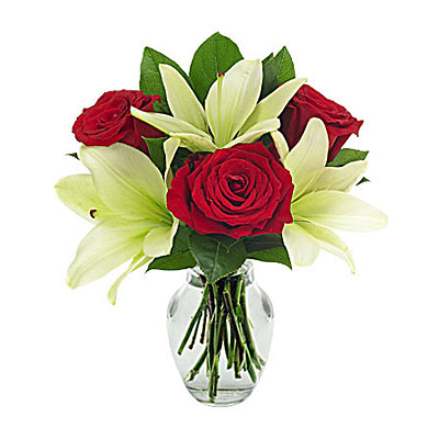 Loving Lily & Rose Bouquet - Valentine's Day