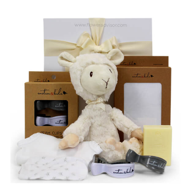 Baby Llama Gift Hamper Neutral - Baby Gifts