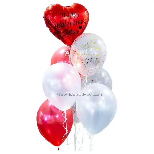 Heart Balloon Bouquet - Birthday