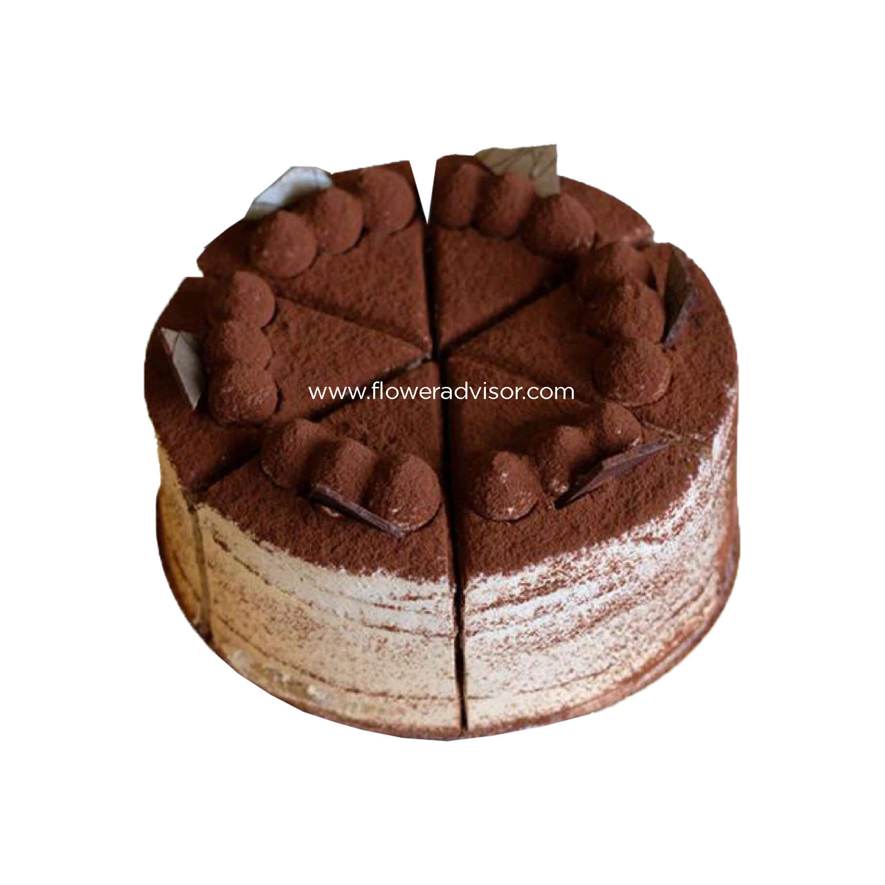 Tiramisu Mille Crepe Cake