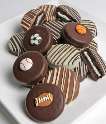Special Covered Oreo Cookies with Sports Designed - Fathers Day