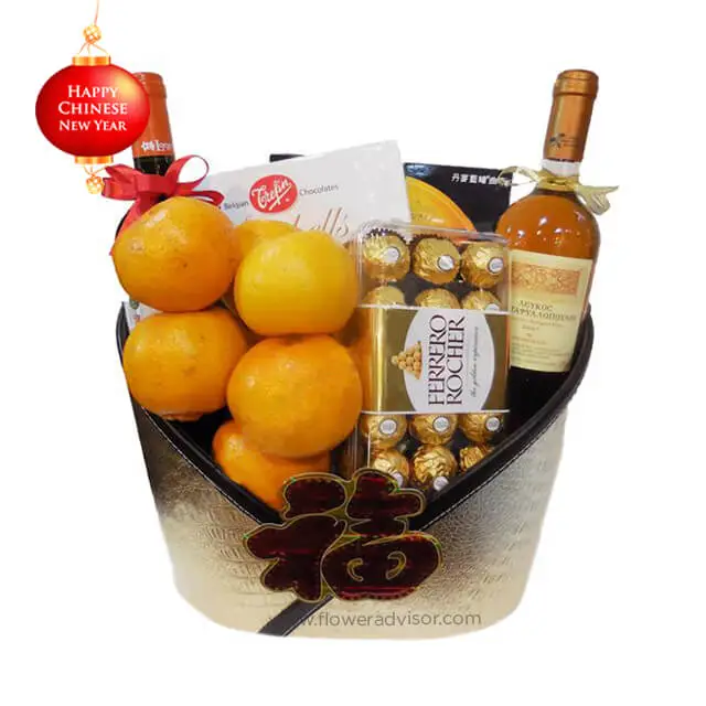 CNY 2021 - CNY Hard Cover Fruit Gift Hamper - Chinese New Year