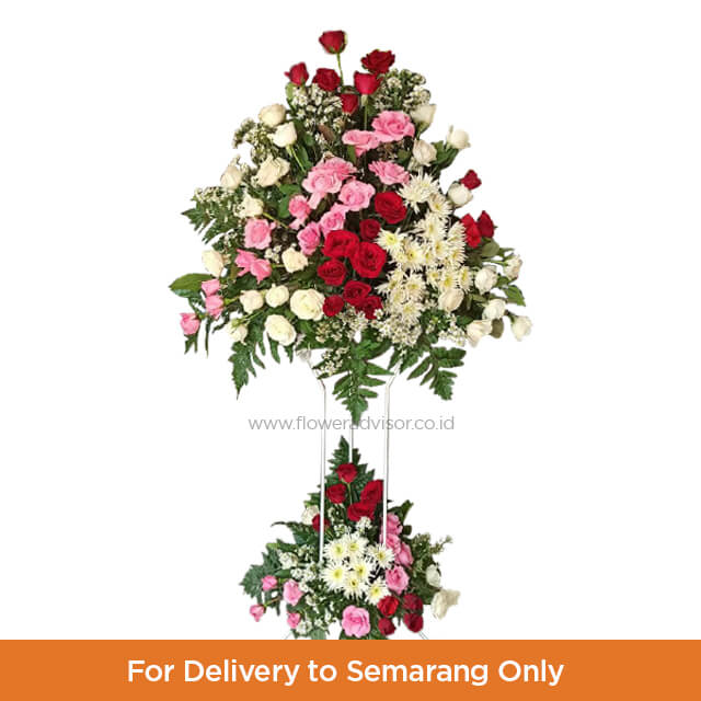 Bunga Papan Meriah - Standing_Flower