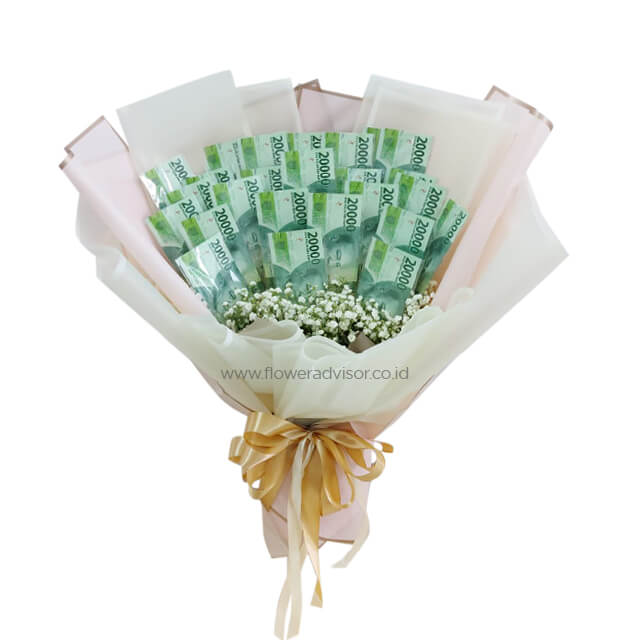 Money Bouquet (21 - 30 Lembar Uang). - Anniversary