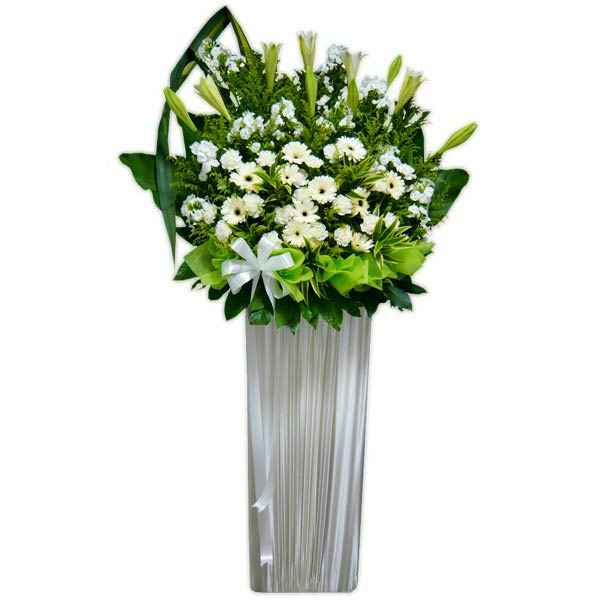 Silver Moon Funeral Flowers - Condolence