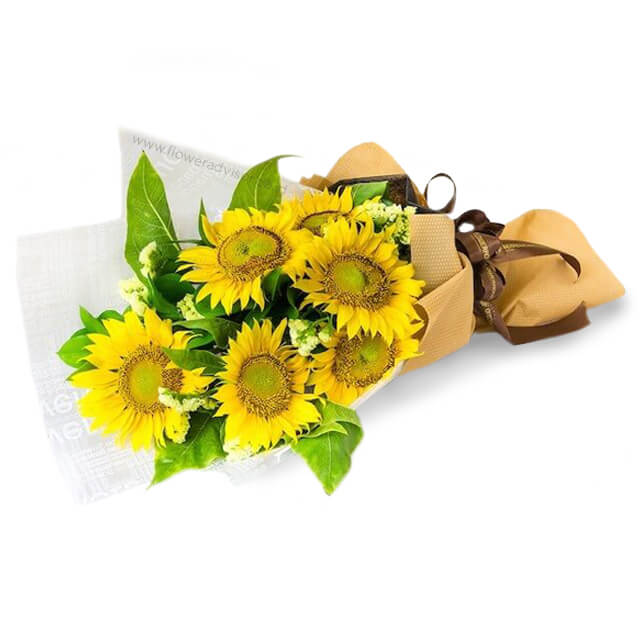 Fleur de Sun - Elegant Sunflower Bouquet