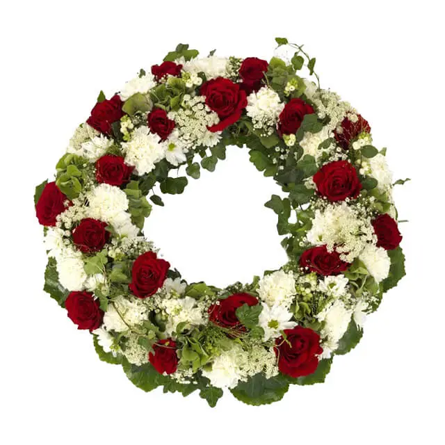 Farewell Serenity Floral Wreath
